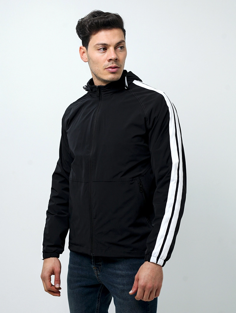 Blouson à capuche zippé